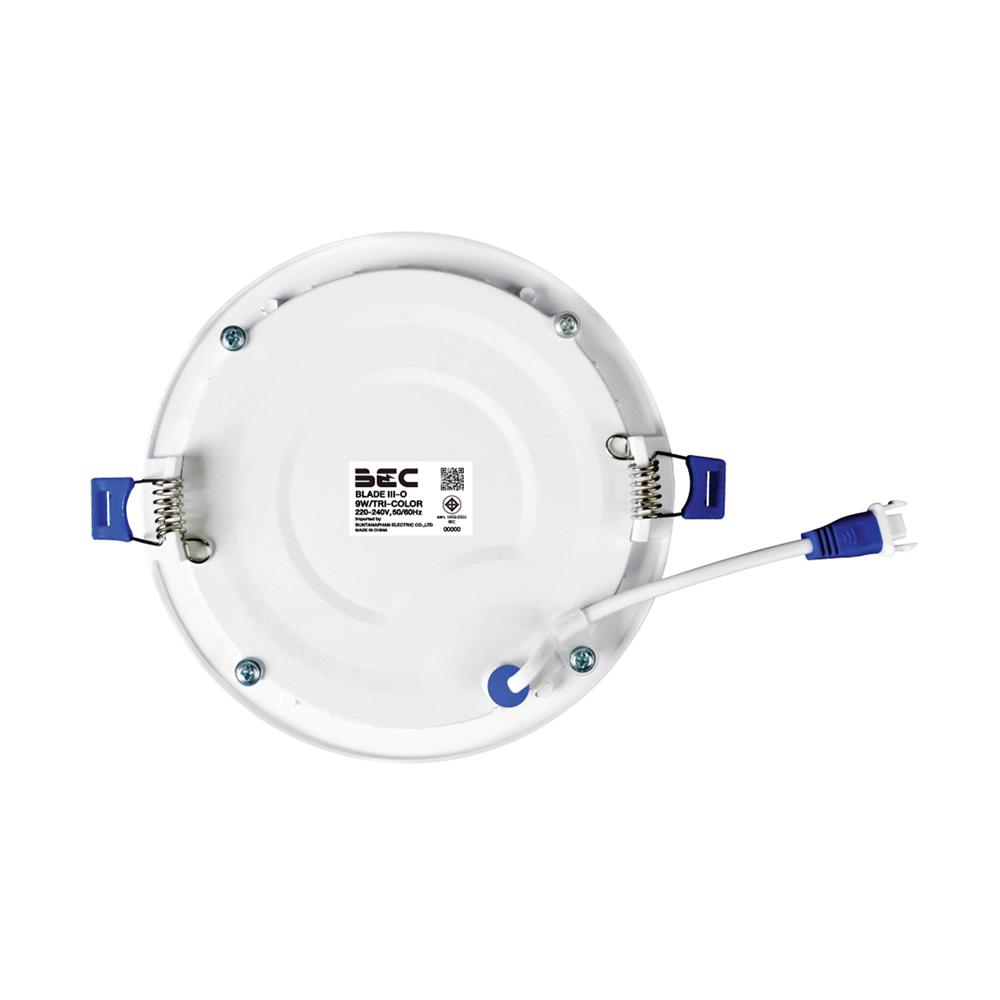 ดาวน์ไลท์ LED BEC BLADE III-O 9WTRI 5.5 นิ้ว 9 วัตต์ DAYLIGHT/COOL WHITE/WARM WHITE สีขาว