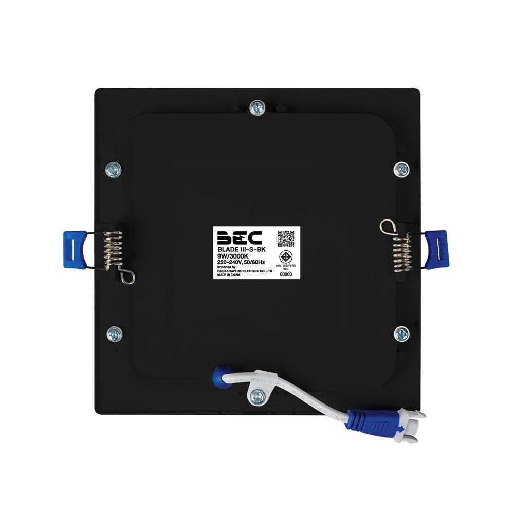 ดาวน์ไลท์ LED BEC BLADE III O-BK 5.7 นิ้ว 9 วัตต์ WARM WHITE สีดำ