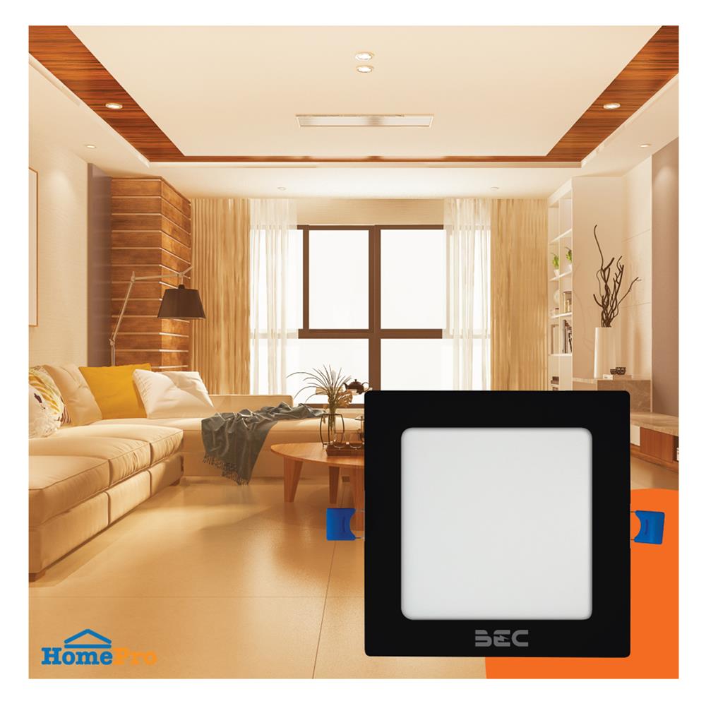 ดาวน์ไลท์ LED BEC BLADE III O-BK 5.7 นิ้ว 9 วัตต์ WARM WHITE สีดำ