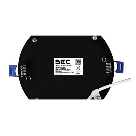 ดาวน์ไลท์ LED BEC BLADE III O-BK 5.6 นิ้ว 9 วัตต์ DAYLIGHT สีดำ_5