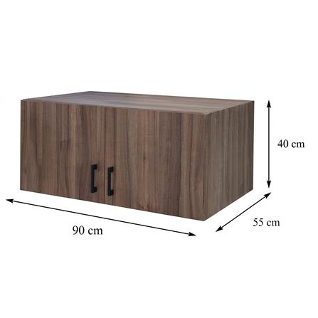 ตู้ต่อบนบานเปิด FURDINI GREATE 90 ซม. สีวอลนัท_7