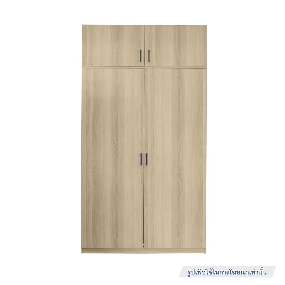ตู้ต่อบนบานเปิด FURDINI GREATE 120 ซม. สีไวท์โอ๊ค