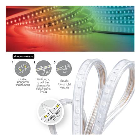 ไฟเส้น LED HI-TEK 7.5 วัตต์ 10 เมตร RGB_4