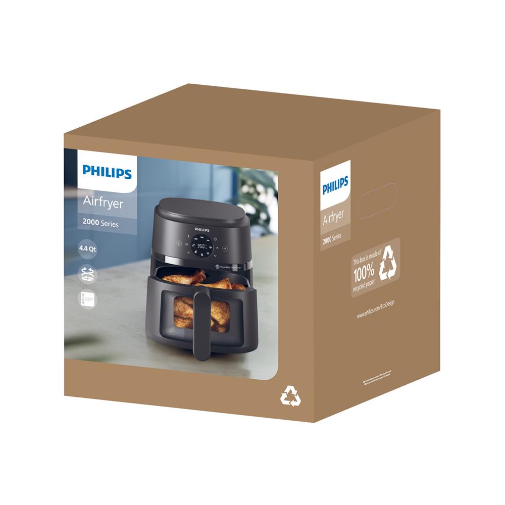 หม้อทอด PHILIPS NA220/00 4.2 ลิตร สีดำ