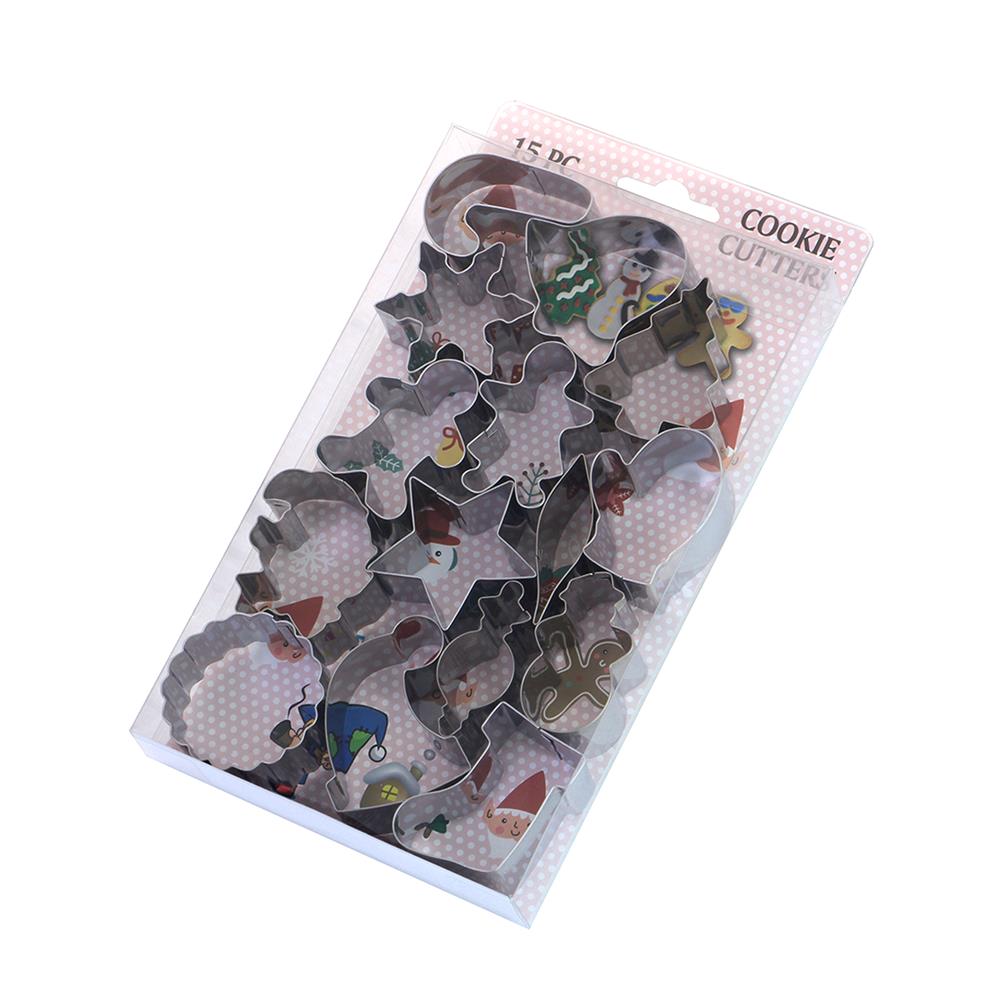 ชุดพิมพ์คุกกี้สเตนเลส PENGUIN KSA18 15 ชิ้น