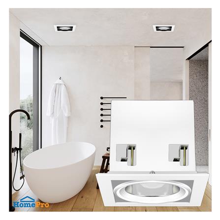 ดาวน์ไลท์ LUMAX 24-05155 7.5 นิ้ว สีขาว เหลี่ยม_4