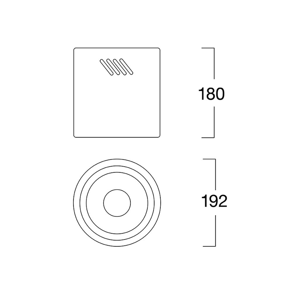 ดาวน์ไลท์ LUMAX 25-01924 7.55 นิ้ว สีดำ กลม
