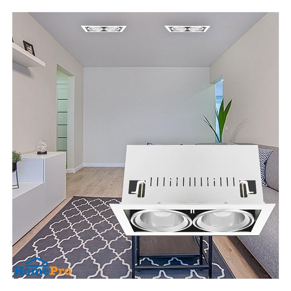 ดาวน์ไลท์ LUMAX 24-05156 13.38 นิ้ว สีขาว เหลี่ยม