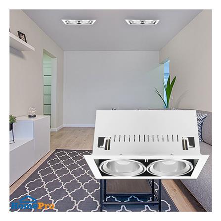 ดาวน์ไลท์ LUMAX 24-05156 13.38 นิ้ว สีขาว เหลี่ยม_3