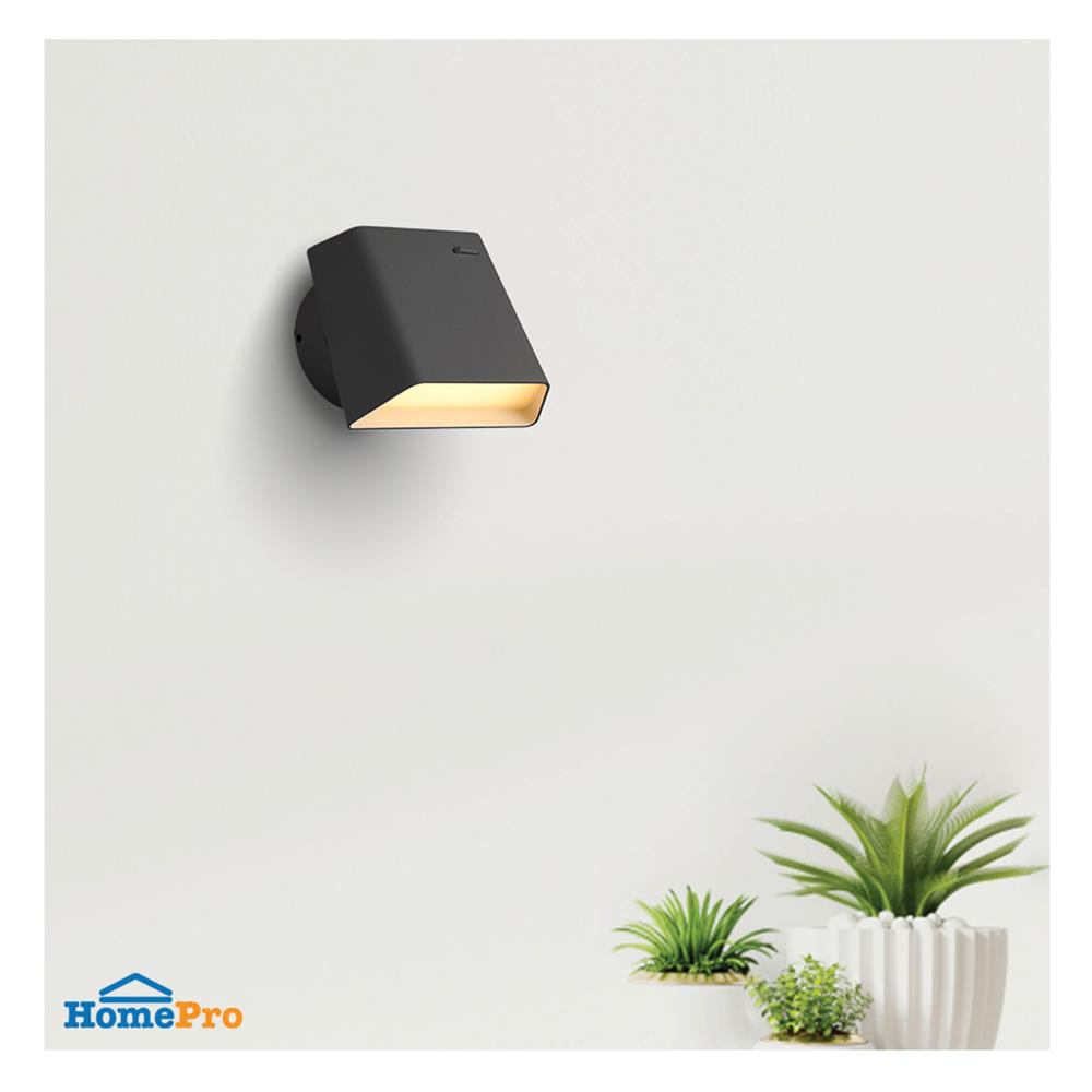 ไฟกิ่งภายใน LED L&E 01-A0155 6 วัตต์ WARM WHITE สีดำ 1 หัว