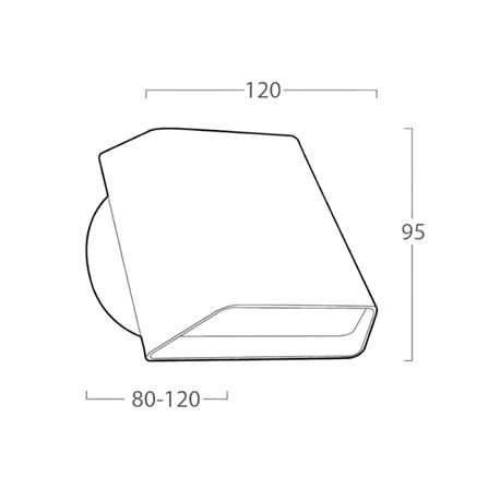 ไฟกิ่งภายใน LED L&E 01-A0155 6 วัตต์ WARM WHITE สีดำ 1 หัว_3