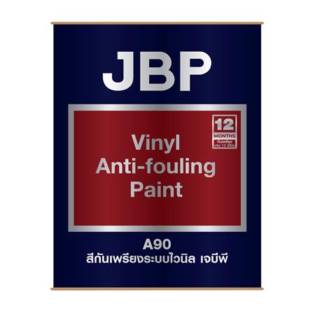 สีกันเพรียง JBP VINYL ANTI-FOULING PAINT A90 สีแดงด้าน 1 แกลลอน_0