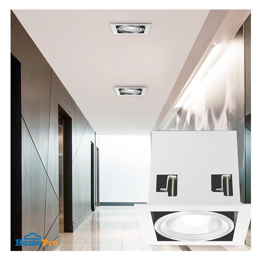 ดาวน์ไลท์ LUMAX 24-05134 5.1 นิ้ว สีขาว เหลี่ยม