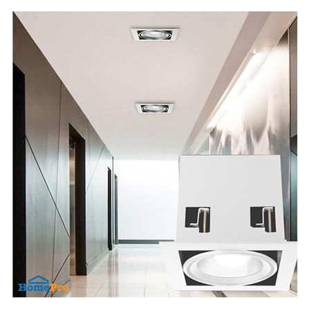 ดาวน์ไลท์ LUMAX 24-05134 5.1 นิ้ว สีขาว เหลี่ยม_3