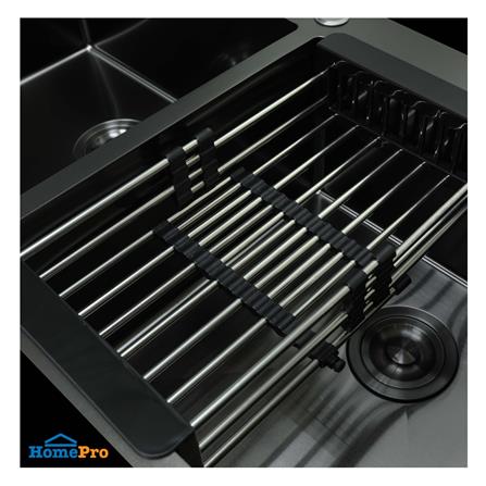 ซิงค์ฝัง 2 หลุม LUCKY FLAME EUB-1052 สีดำ_3