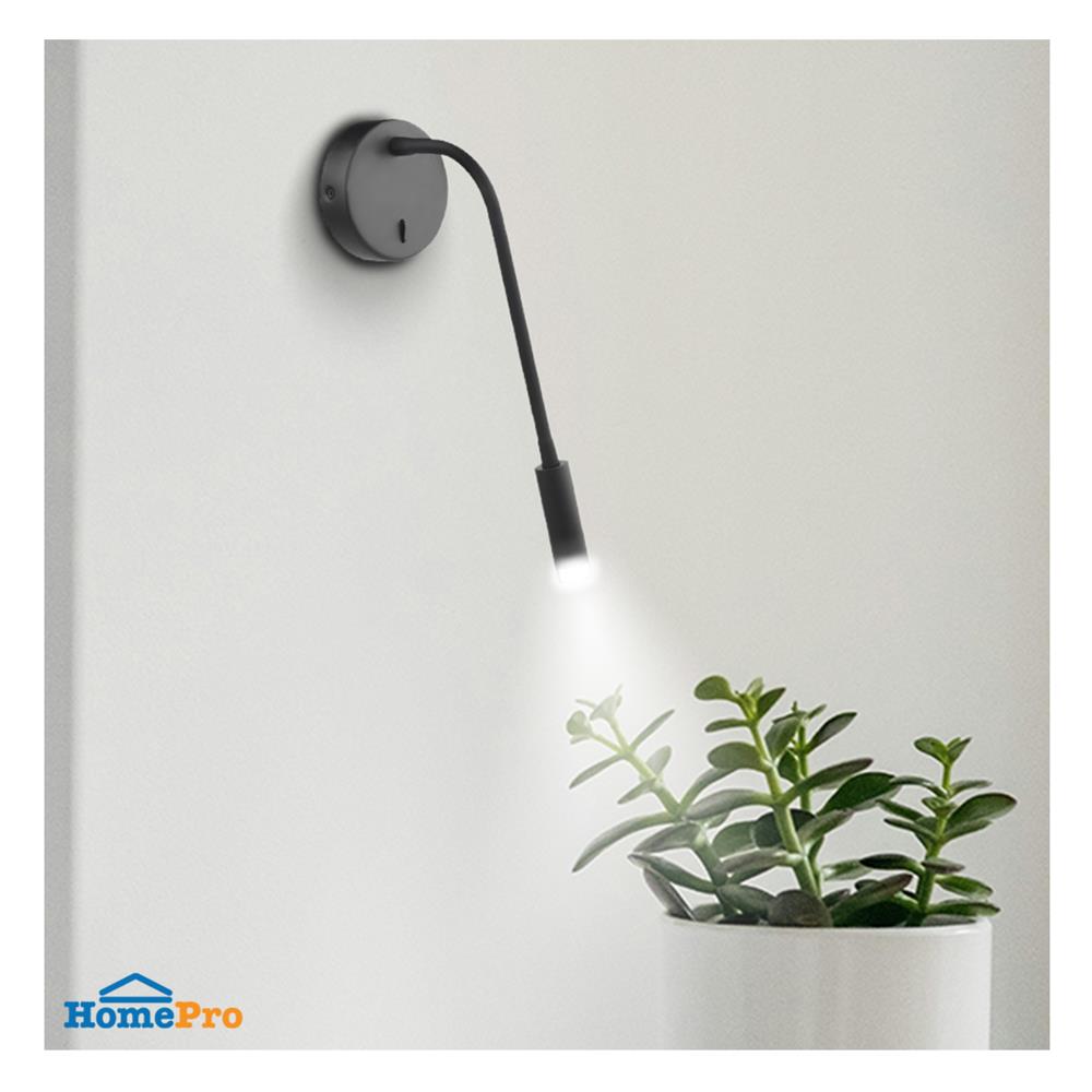 ไฟกิ่งภายใน LED L&E 01-A0176 3 วัตต์ WARM WHITE สีดำ 1 หัว