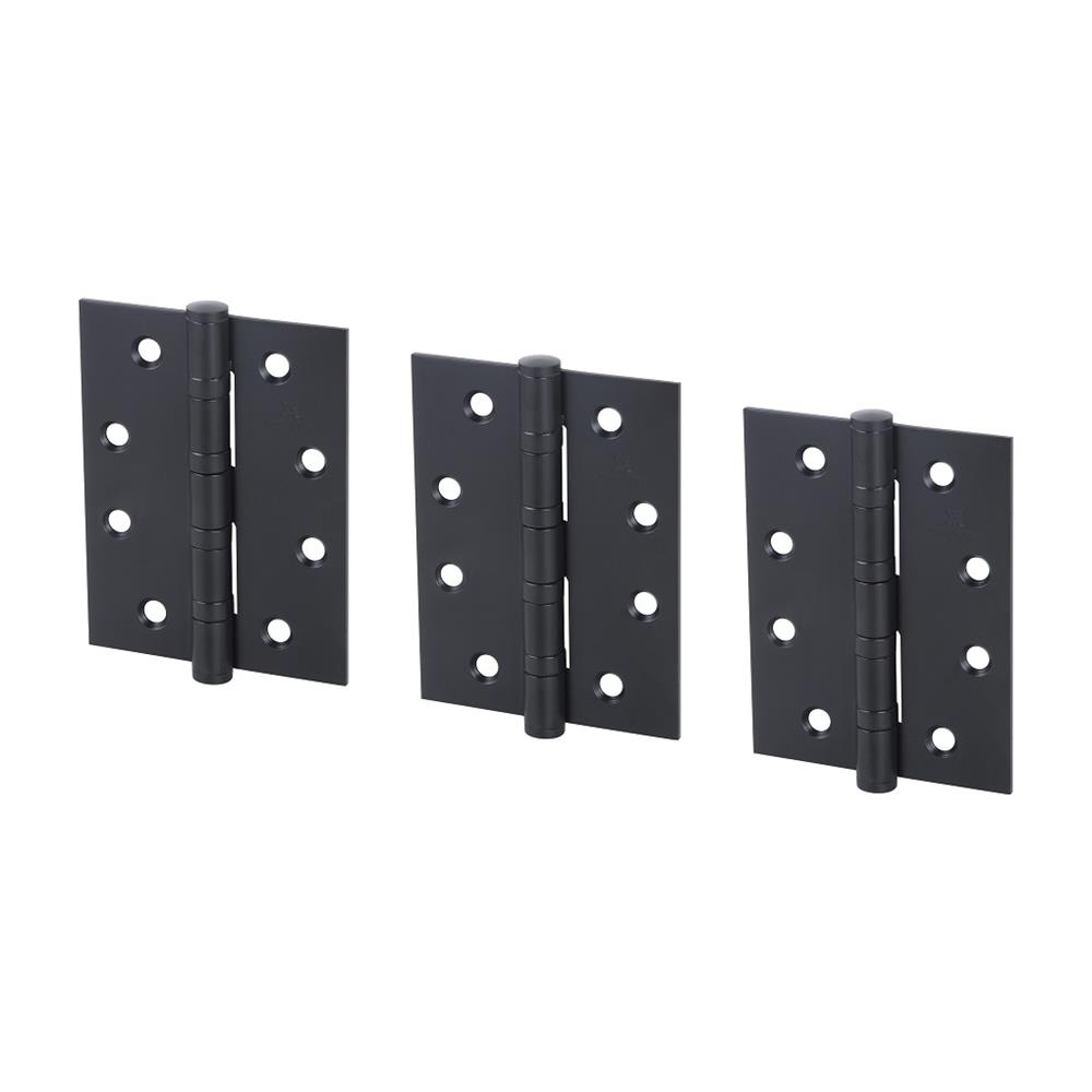 บานพับ 4x3 นิ้ว x 2 มม. HAFELE 489.04.033 สีดำ (แพ็ก 3 ชิ้น)