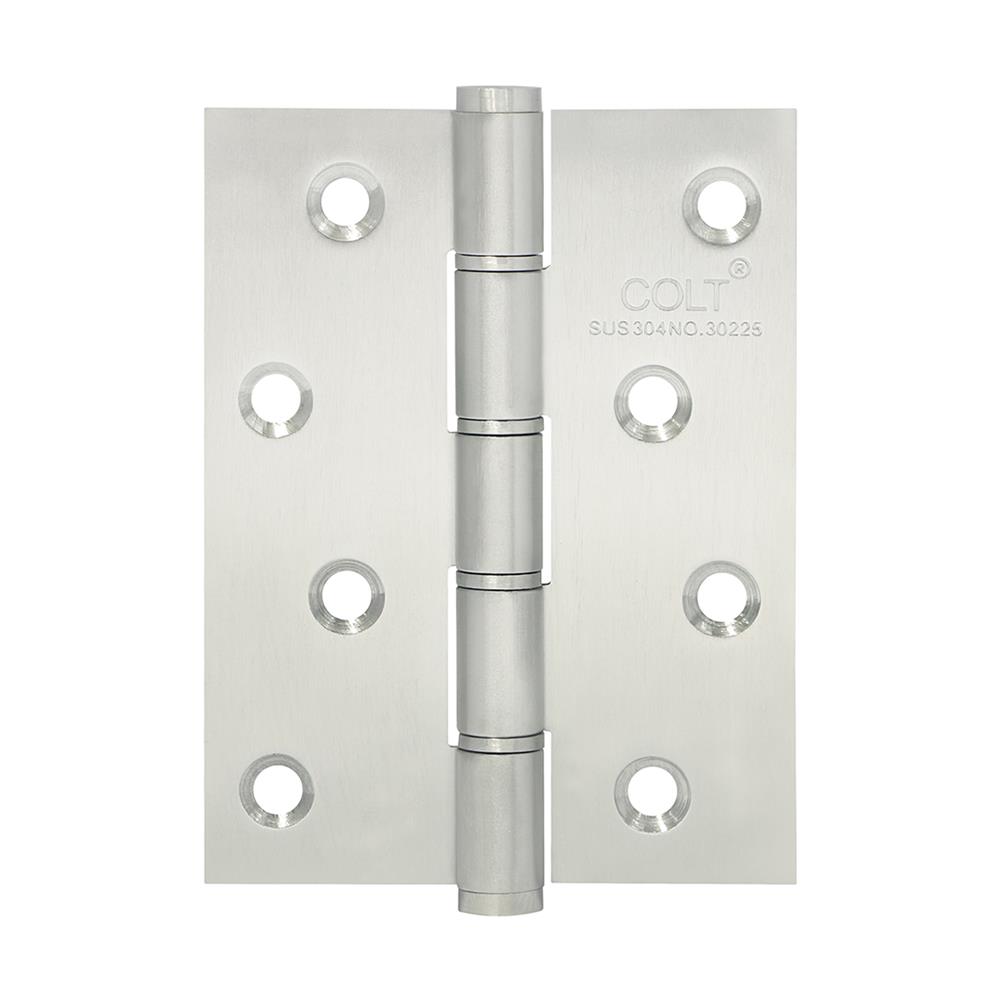 บานพับ 4X3 นิ้ว X 2 มม. COLT 30225 สีสเตนเลส แพ็ก 3 ชิ้น