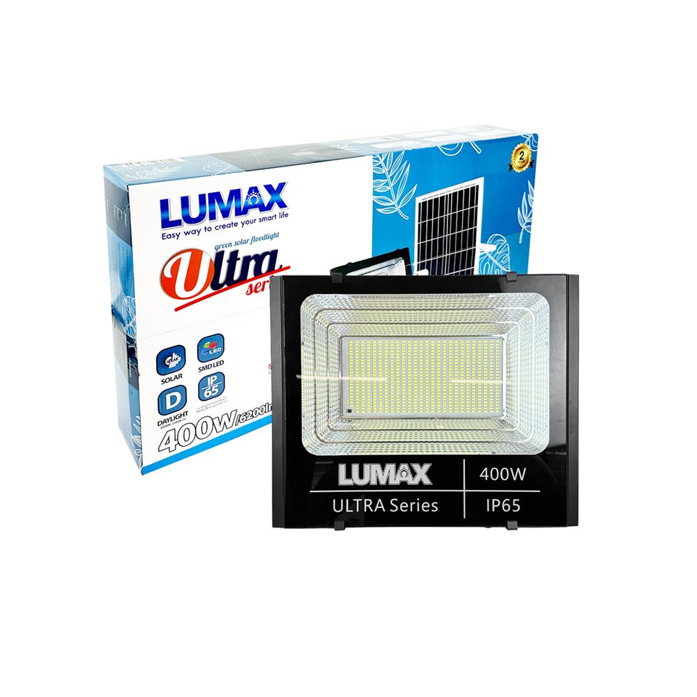ไฟสปอตไลท์ SOLAR LUMAX 74-00030 400 วัตต์ DAYLIGHT สีดำ