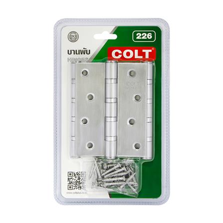 บานพับ 4X3 นิ้ว X 2 มม. COLT 226 สีสเตนเลส แพ็ก 3 ชิ้น_3