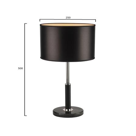 ไฟตั้งโต๊ะ LUMAX 01-02421 สีดำ/เงิน_3