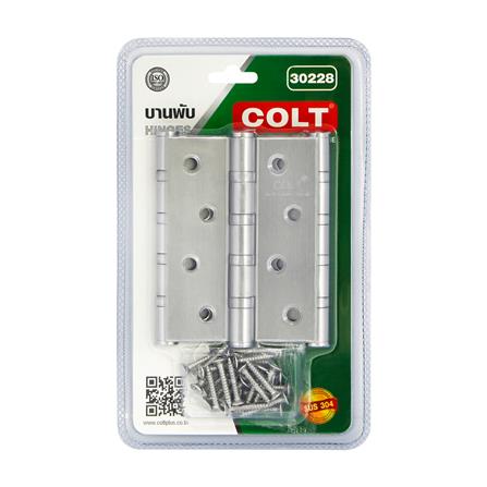 บานพับ 4X3 นิ้ว X 2 มม. COLT 30228 SUS304 สีสเตนเลส (แพ็ก 3 ชิ้น)_3