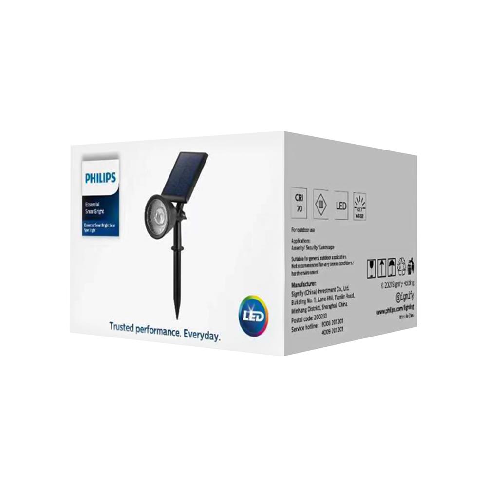 ไฟจัดสวน SOLAR PHILIPS BGC025 LED/RGBW BK 1.5 วัตต์ RGB สีดำ