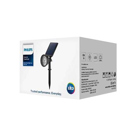 ไฟจัดสวน SOLAR PHILIPS BGC025 LED/RGBW BK 1.5 วัตต์ RGB สีดำ_2