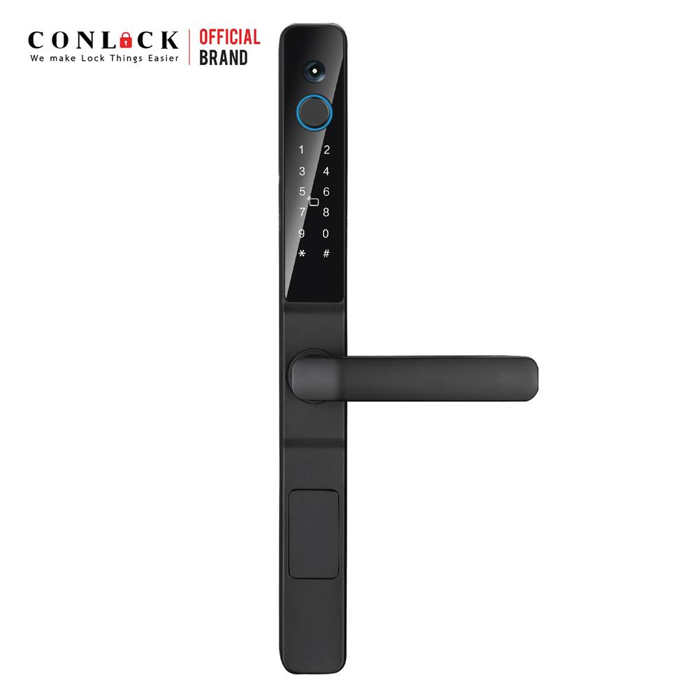 กลอนดิจิตอล CONLOCK CL-165FB PRO สีดำ