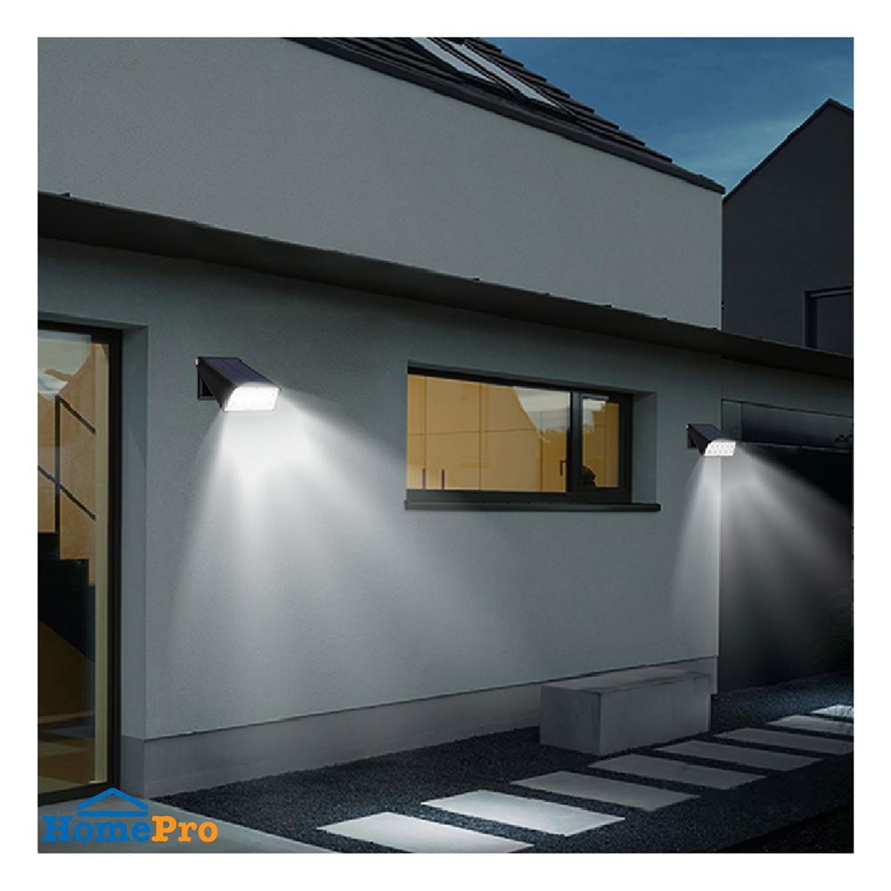 ไฟผนังภายนอก SOLAR PHILIPS BWC025 LED/730 BK 6.6 วัตต์ WARM WHITE สีดำ