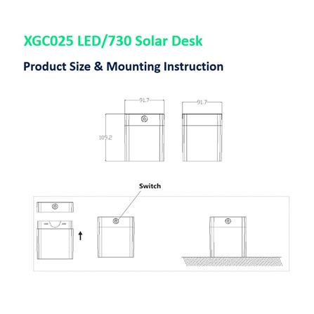 ไฟจัดสวน SOLAR PHILIPS XGC025 LED/730 7 วัตต์ WARM WHITE สีขาว_4