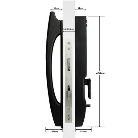 กลอนดิจิตอล CONLOCK CL-X30 PRO สีดำ_6