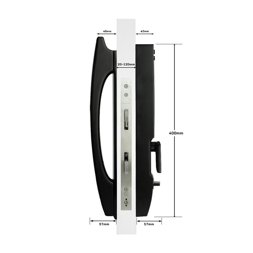 กลอนดิจิตอล CONLOCK CL-X30 สีดำ