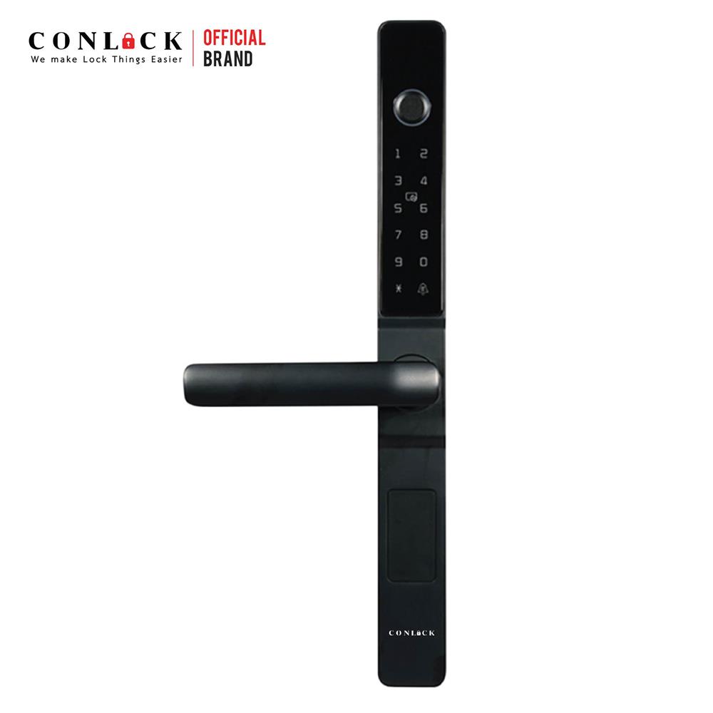 กลอนดิจิตอล CONLOCK CL-165FB สีดำ