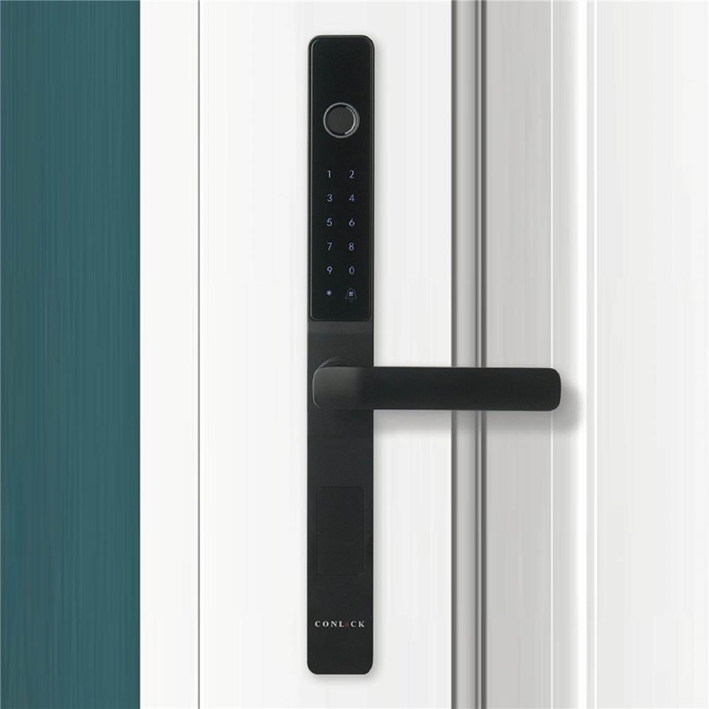 กลอนดิจิตอล CONLOCK CL-165FB สีดำ