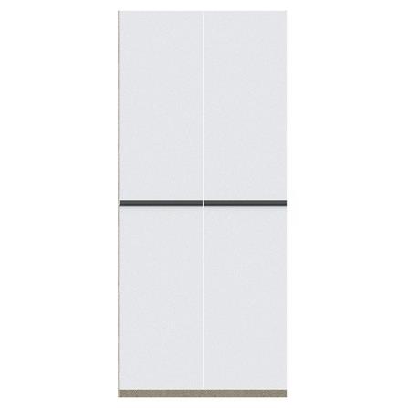 ตู้เสื้อผ้า 2 บานเปิด SB BUILT IN WARDROBE PLUS 59061115 100 ซม. สีขาว_0