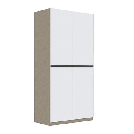 ตู้เสื้อผ้า 2 บานเปิด SB BUILT IN WARDROBE PLUS 59061115 100 ซม. สีขาว_1