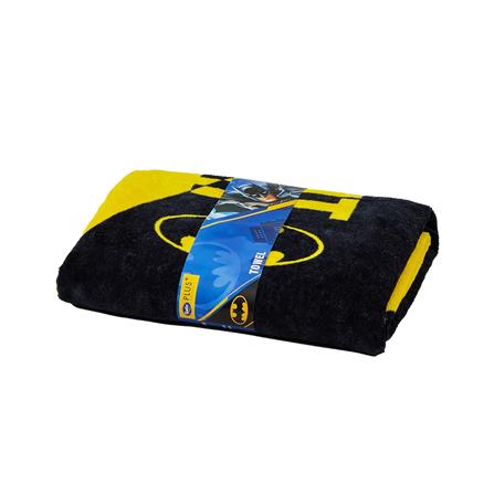 ผ้าขนหนู SATIN PLUS BATMAN 15X30 นิ้ว สีเหลือง_0