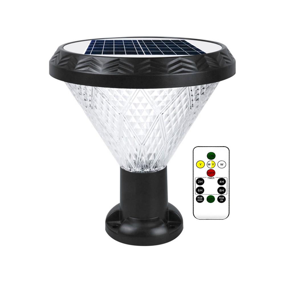 ไฟหัวเสา SOLAR LUMAX 74-00041 40 วัตต์ RGB สีดำ