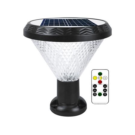 ไฟหัวเสา SOLAR LUMAX 74-00041 40 วัตต์ RGB สีดำ_0