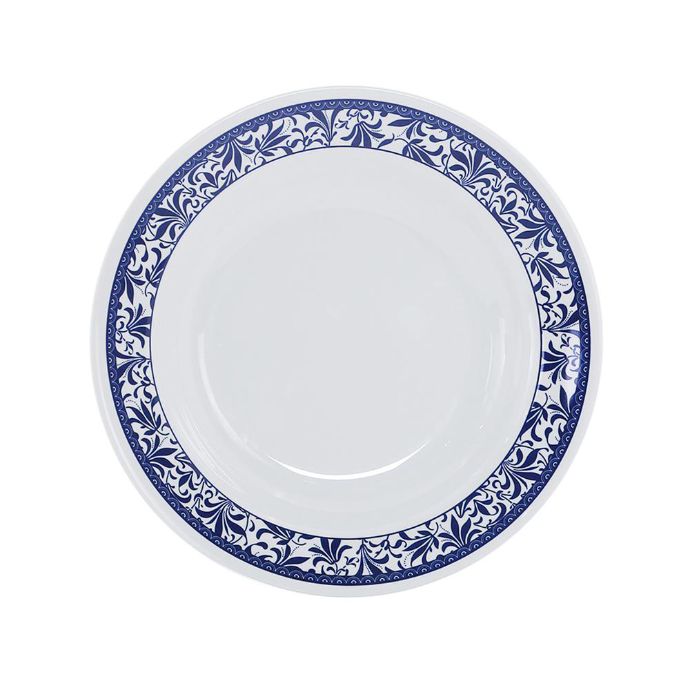 จานเมลามีนลึก 8 นิ้ว VANDA BLUE GARDEN