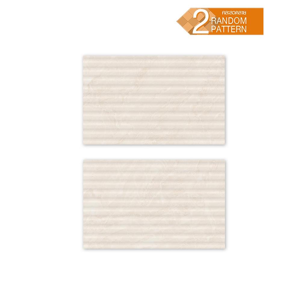 กระเบื้องผนัง 25x40 ซม. TARA ทีแกน เบจ (EXC) PM 1 ตร.ม.