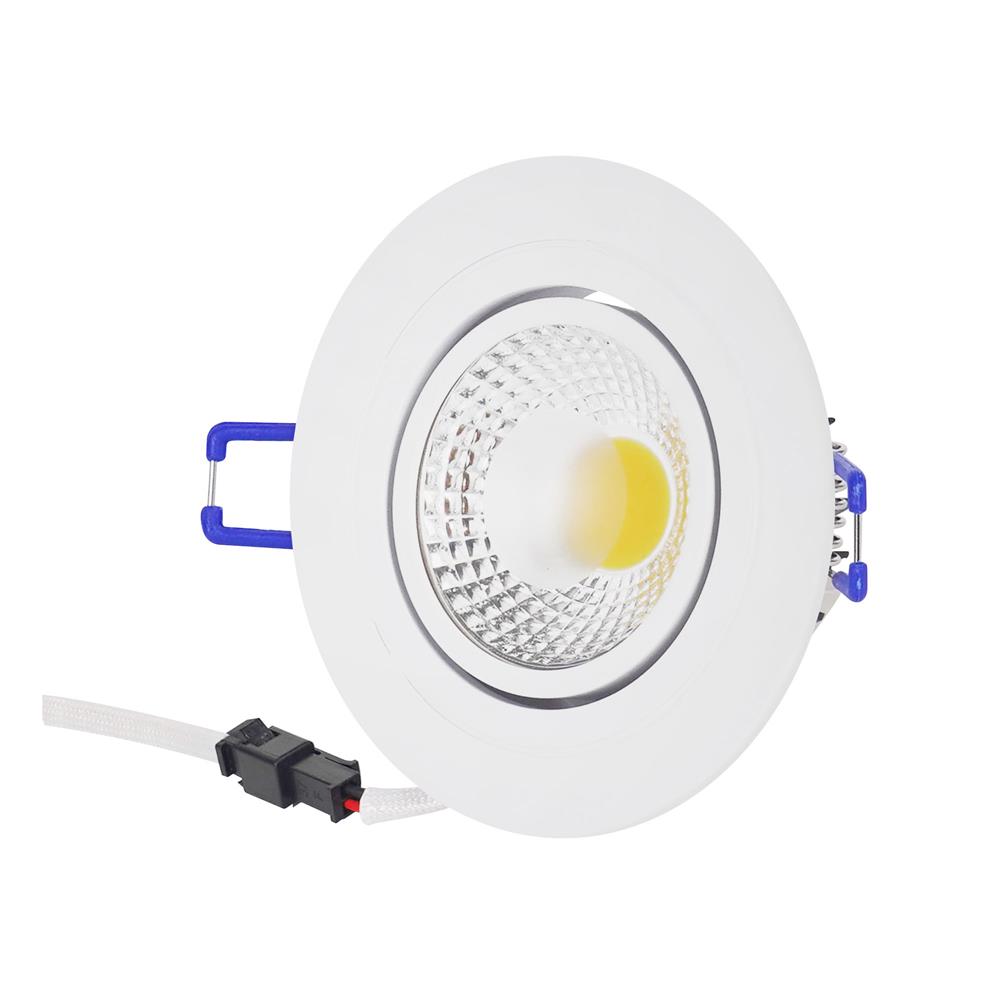 ดาวน์ไลท์ LED CARINI LCG0330R 3 นิ้ว 5 วัตต์ WARM WHITE สีขาว