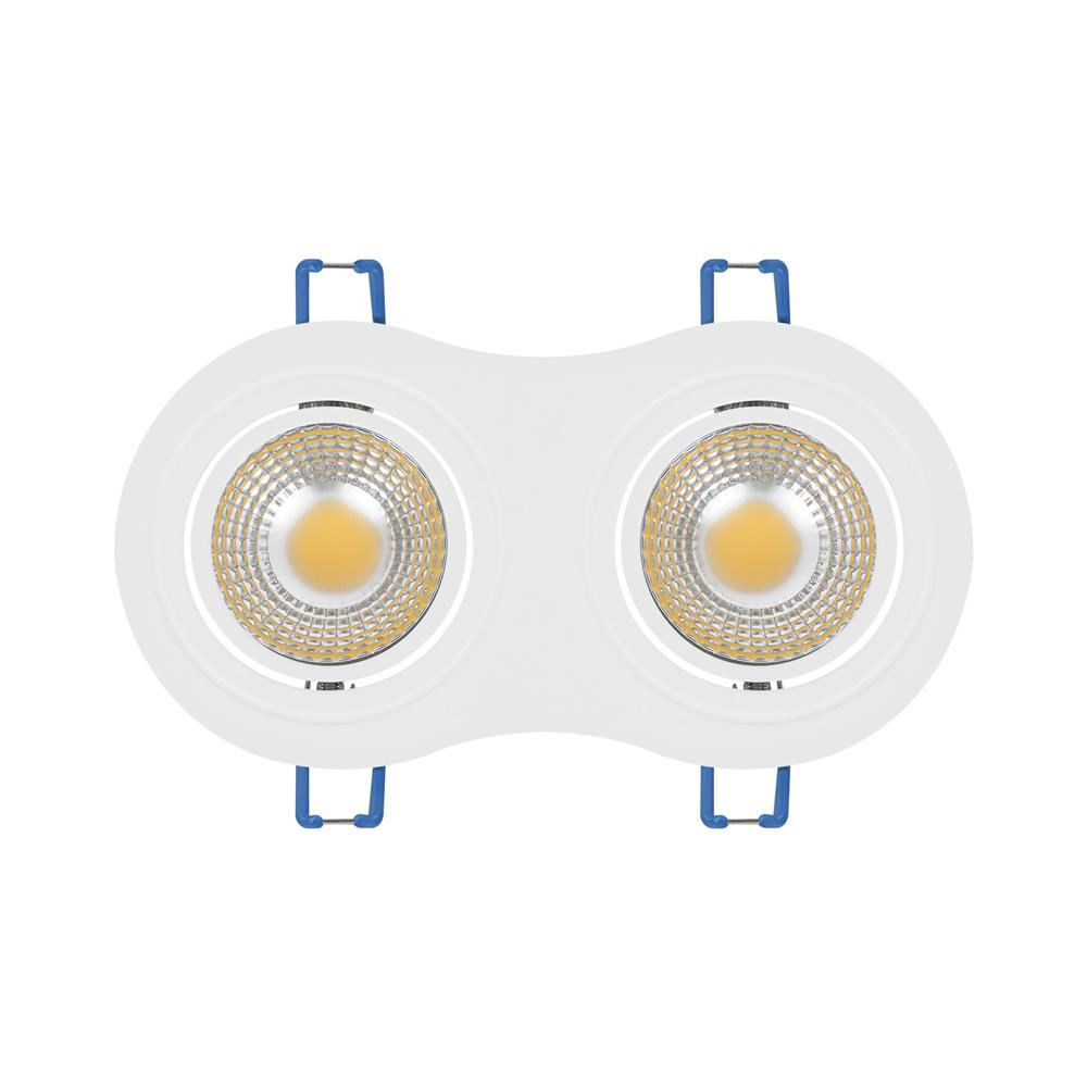 ดาวน์ไลท์ LED CARINI LCG0330R 6 นิ้ว 10 วัตต์ WARM WHITE สีขาว