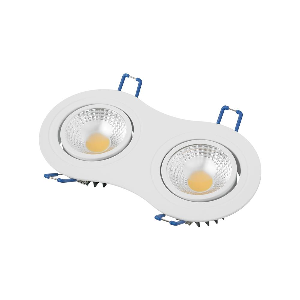 ดาวน์ไลท์ LED CARINI LCG0330R 6 นิ้ว 10 วัตต์ WARM WHITE สีขาว