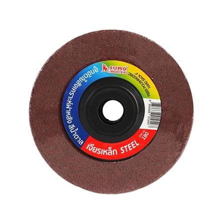 ลูกขัดใยสังเคราะห์ SUMO 4 นิ้ว เบอร์ 180 สีน้ำตาล (ฝาหลัง)_0