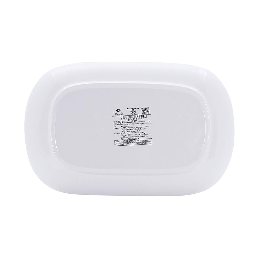 จานเมลามีนเปลเหลี่ยม 8.5 นิ้ว VANDA BLUE GARDEN