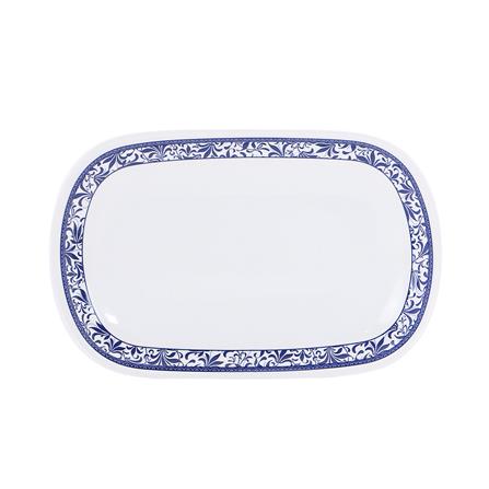 จานเมลามีนเปลเหลี่ยม 8.5 นิ้ว VANDA BLUE GARDEN_2