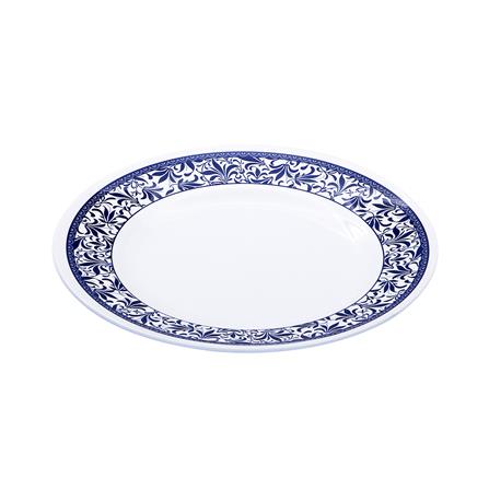 จานเมลามีนตื้น 10 นิ้ว VANDA BLUE GARDEN_1