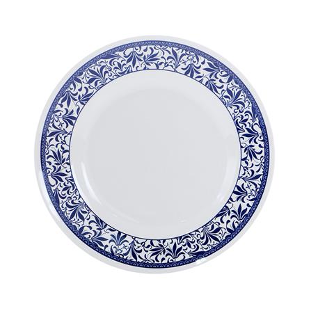 จานเมลามีนตื้น 10 นิ้ว VANDA BLUE GARDEN_2